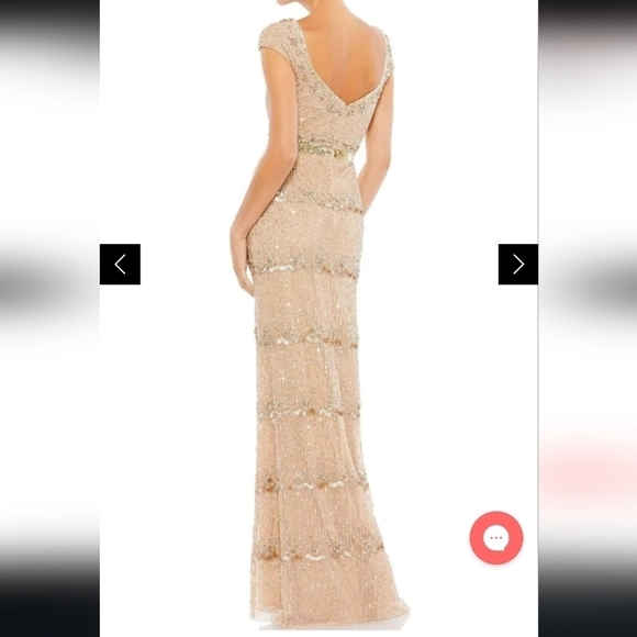 Mac Duggal Prom/Evening/Formal Gown Sz 12 - Picture 2 of 3